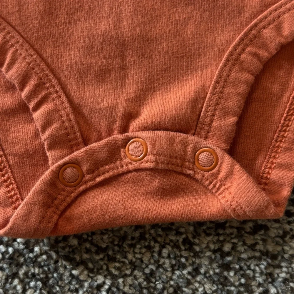 Carter's Rust Long Sleeve Bodysuit Onsie Nana’s Grandma House Love 9mo